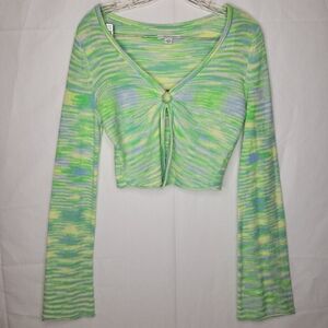 American Eagle‎ Outfitters Green Crop Top Size Small